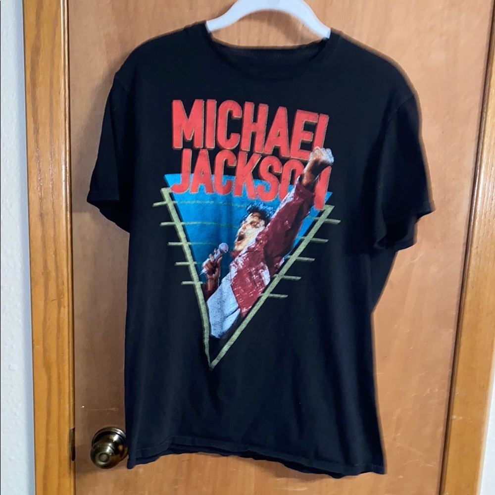 Black Michael Jackson Graphic T-Shirt